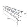 Tramo cuadrado 2Mts F44200P Cosmic Truss