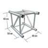 Tramo cuadrado 50 Cm F44050P Cosmic Truss
